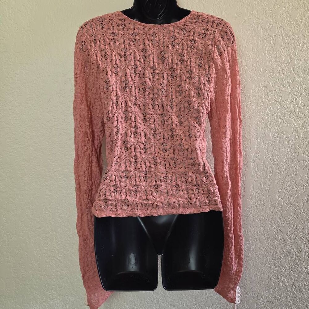 Free People Lilah Lace Blouse - Picture 7 of 8